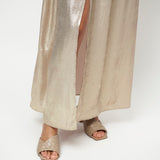 Dante6 - Heavenly Metallic chain halter maxi dress