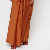 Dante6 - Marcia satin maxi dress, Orange