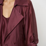Dante6 - Svea short trench-style blazer