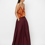 Dante6 - Gisole A-line maxi skirt