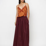 Dante6 - Gisole A-line maxi skirt