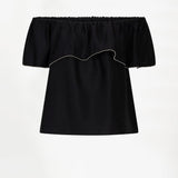Dante6 - Marais embellished off-shoulder top