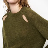 Dante6 - Kyoto strik, Olive green
