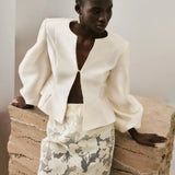 By Malina - Vendela blouse, Ivory