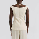 By Malina - Diora top, vanilla