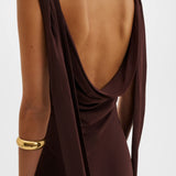 Malina - Vida maxi dress, Espresso