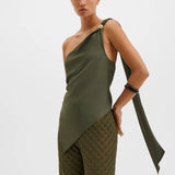 Malina - Neija top, Dusty Olive