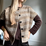 Heartmade - Besa Cape - Golden tobacco