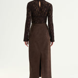 Twist & Tango - Yara Faux Suede Skirt