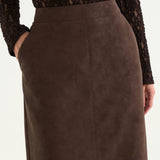 Twist & Tango - Yara Faux Suede Skirt