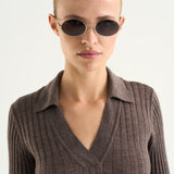 Twist & Tango - Veloria Strikket Top, Taupe