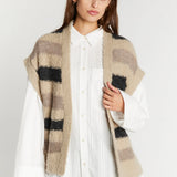 Heartmade - Kalea knit cardigan - Melange stipe