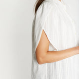 Heart made - Tulin skjorte - Hvid marguerit