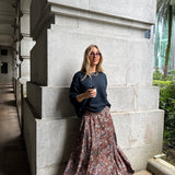 Karmamia - Savannah skirt - Melange brown