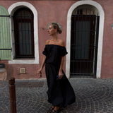 By Malene Birger - Lelow bluse i økologisk bomuld, sort