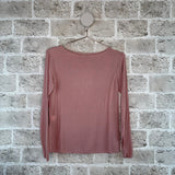 Cabana Living - Langærmet basisbluse med cashmere, drak rose