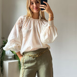 By Malene Birger - Lucee Cupro trousers, grøn