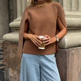 Dante6 - Romi cape sweater, brun