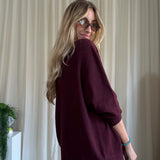 Bella - Knit sweater - Bordeaux