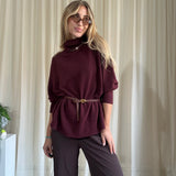 Bella - Knit sweater - Bordeaux
