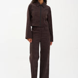 IVY - Alice Wide Cord Pant, Expresso Brown