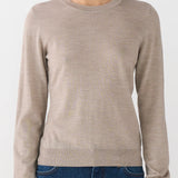 IVY-Essex LS O-neck Knit - Beige Melange