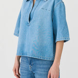 IVY-Opera Oversize Polo Shirt Wash Lille