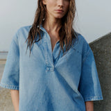 IVY-Opera Oversize Polo Shirt Wash Lille