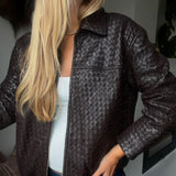 Depeche - Debbie Bomber jakke,  Chocolate