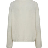 DEPECHE - Sarah alpacha knit sweater, off White