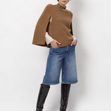 Dante6 - Romi cape sweater, brun