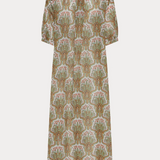 Heartmade - Heliva kjole - Green paisley print