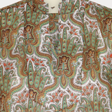 Heartmade -Turin skjorte - Green paisley print
