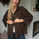 Depeche - TonjaDep Suede Oversize Shirt