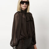 Dante6 - Sonia bohemian bluse, brun