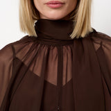 Dante6 - Sonia bohemian bluse, brun