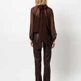 Dante6 - Sonia bohemian bluse, brun