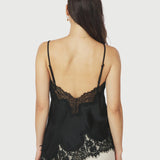 Neo Noir - Viole Lace Top, sort